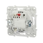 Schneider Electric Interrupteur Va-Et-Vient Odace, Gris Aluminium