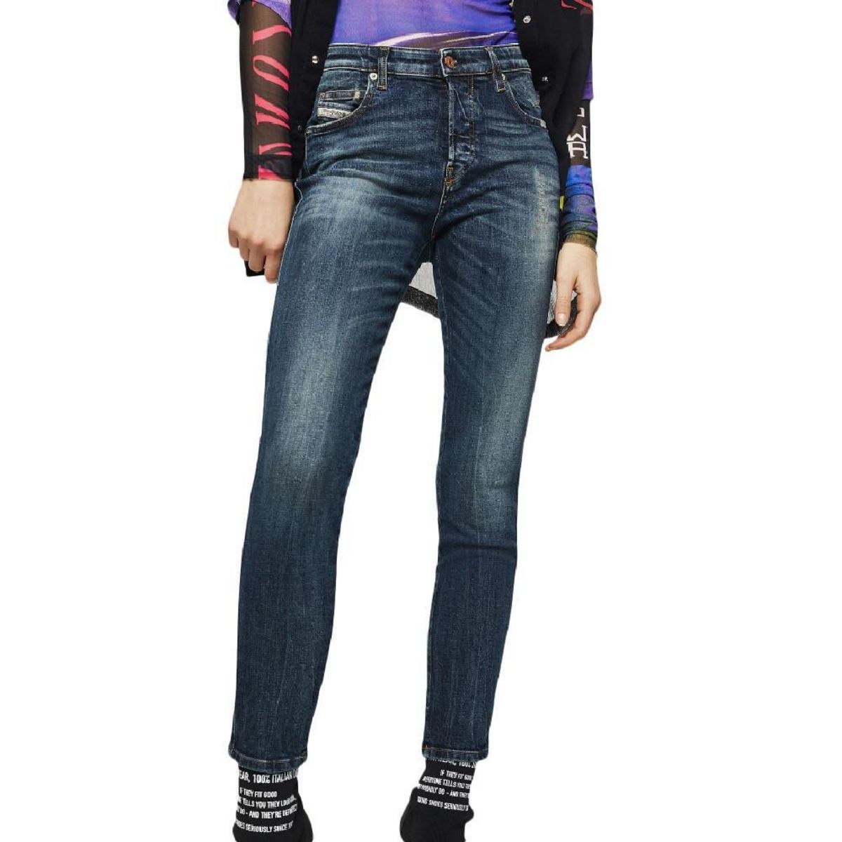 DIESEL Jean  foncé Femme Diesel Babhila - W23