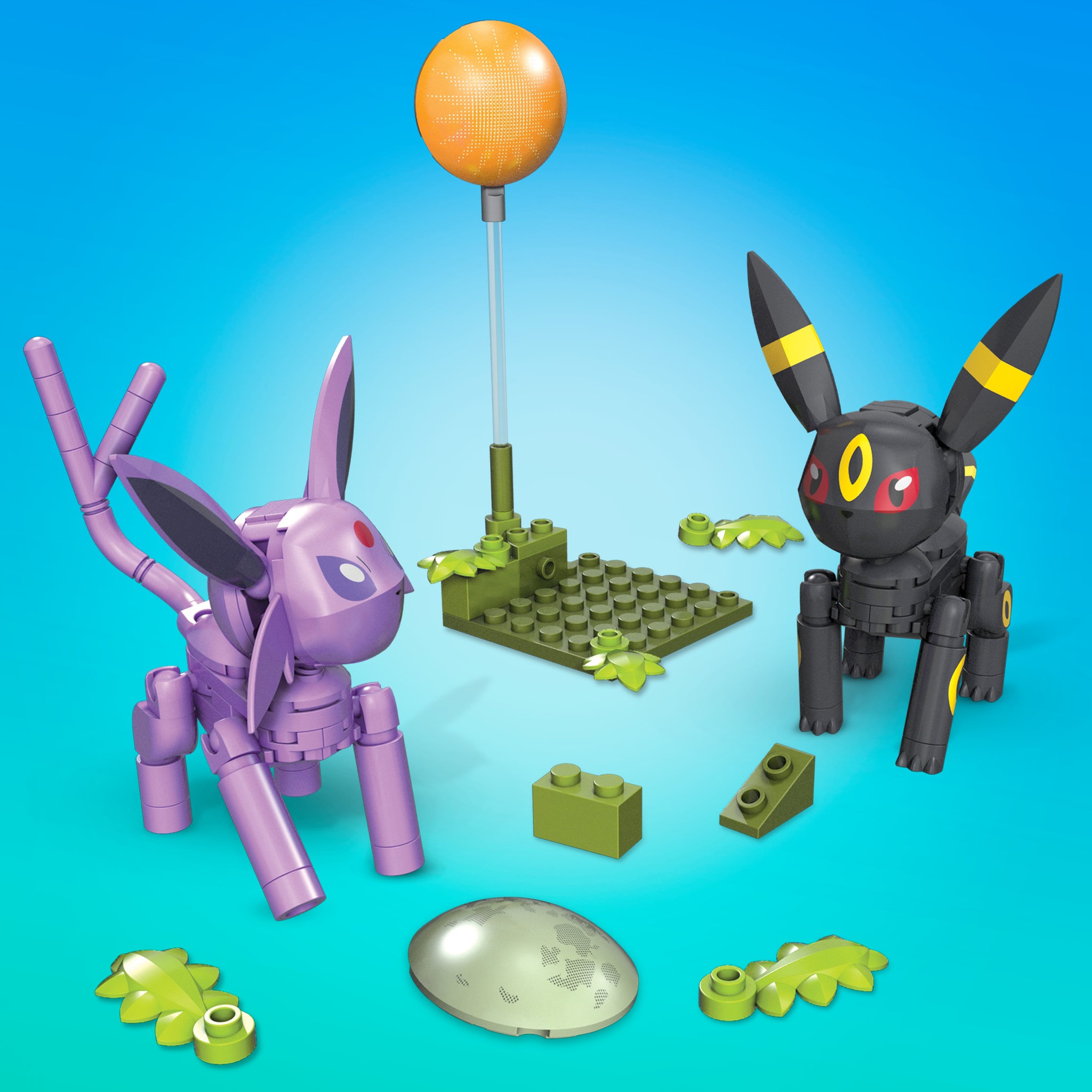 Voir la diapositive 4 : MEGA Mega Construx - Pokemon Noctali et Mentali à assembler - Briques de construction