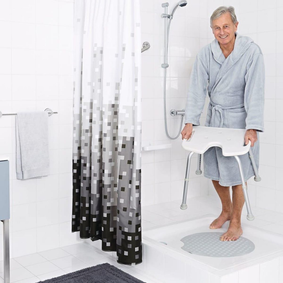 RIDDER RIDDER Tabouret de baignoire Blanc 150 kg A0050501