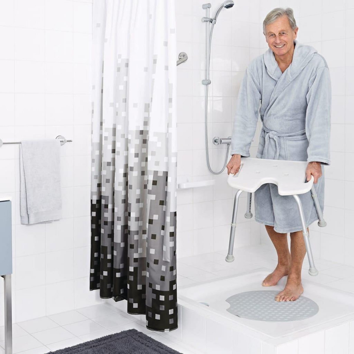 RIDDER RIDDER Tabouret de baignoire Blanc 150 kg A0050501