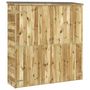Voir la diapositive 2 : VIDAXL Abri a outils de jardin 163x50x171 cm Bois de pin solide