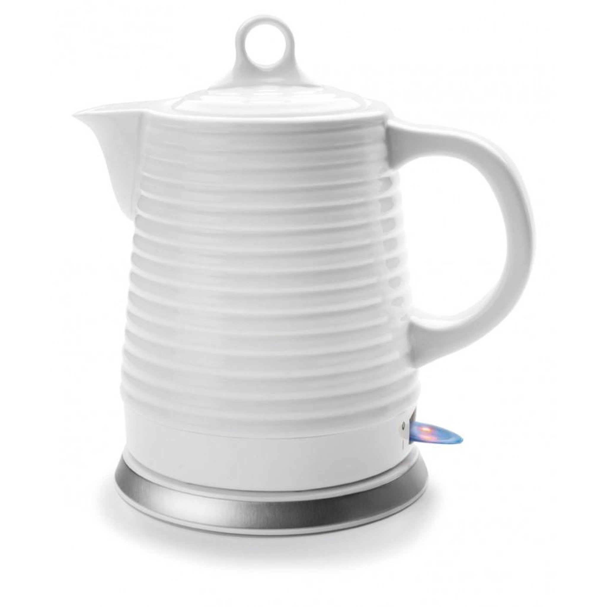 Voir la diapositive 1 : Lacor Bouilloire sans fil 1.35l 1500w blanc - 69276