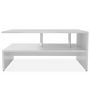 Voir la diapositive 3 : VIDAXL Table basse Bois d'ingenierie 90x59x42 cm Blanc