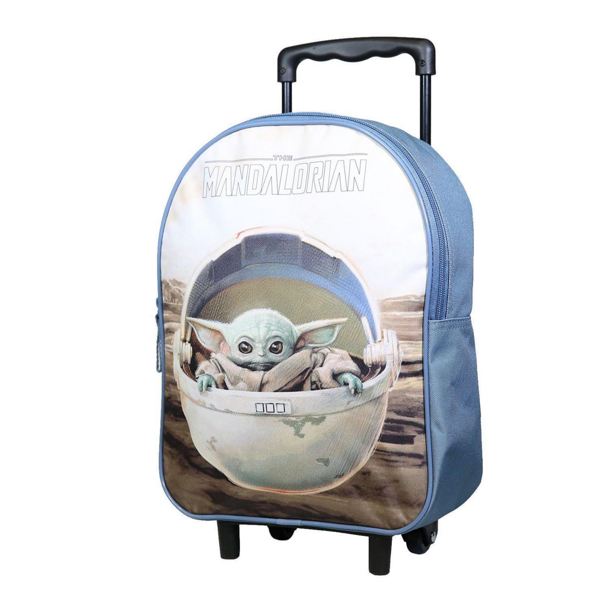Bagtrotter BAGTROTTER Sac à dos à roulettes 31 cm Disney Star Wars / The Mandalorian Baby Yoda Beige