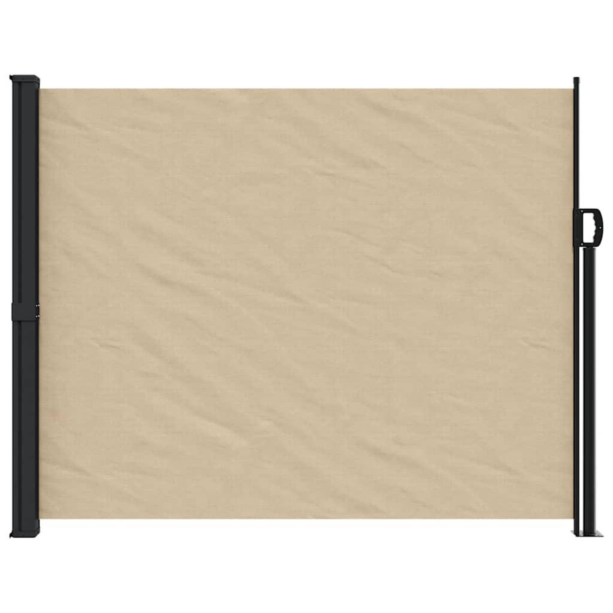Voir la diapositive 3 : VIDAXL Auvent lateral retractable beige 160x500 cm