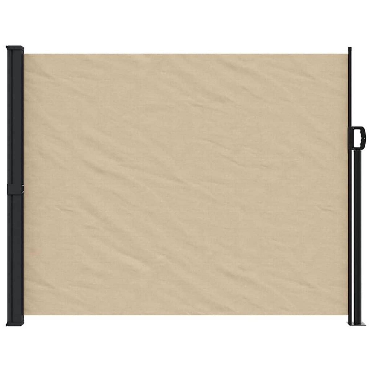 VIDAXL Auvent lateral retractable beige 160x500 cm