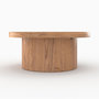 Voir la diapositive 5 : Rendez vous déco Table basse ronde en bois d'orme D80 cm-Garance