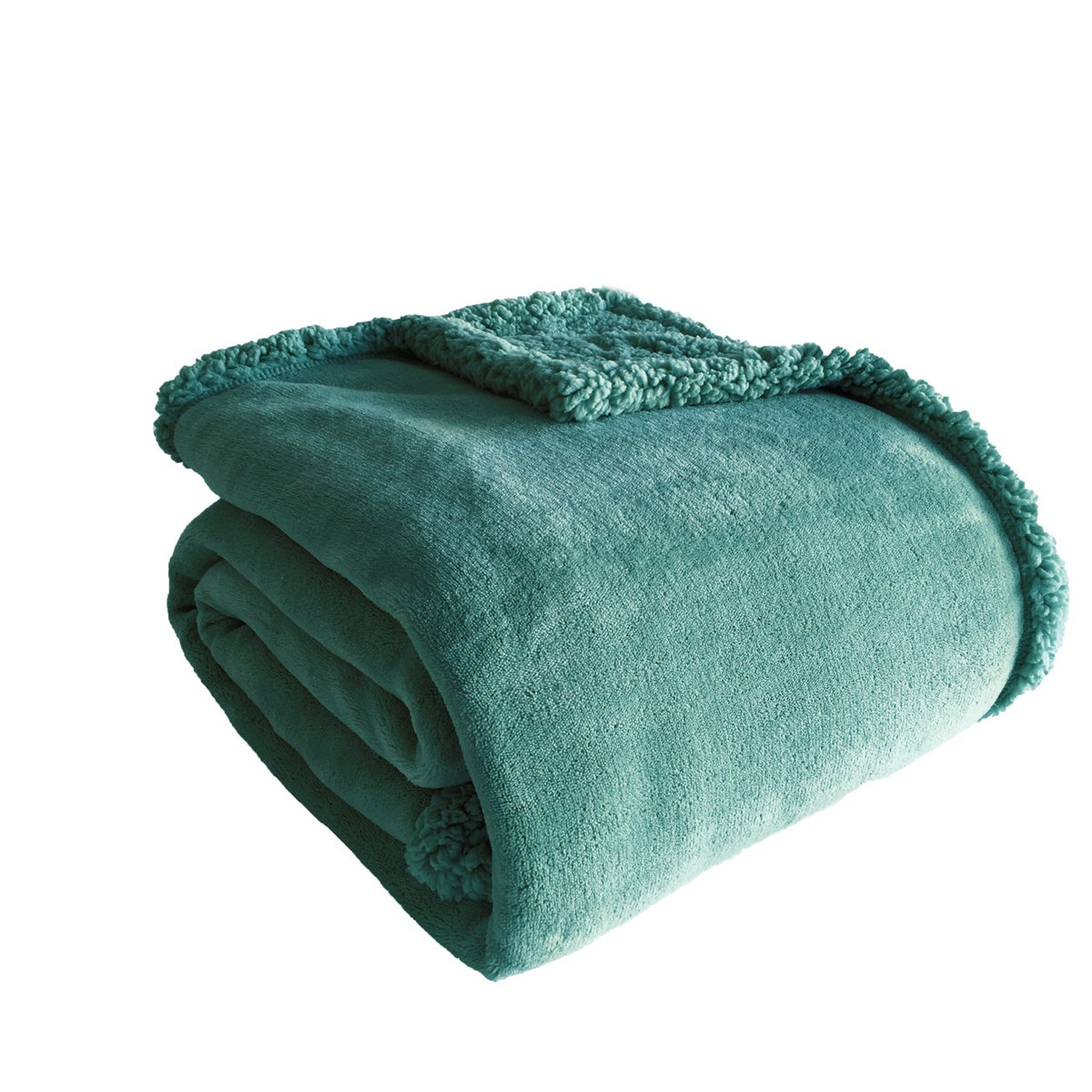 ACTUEL Couverture unie bi-matière en polyester 240g/m² WINTER 