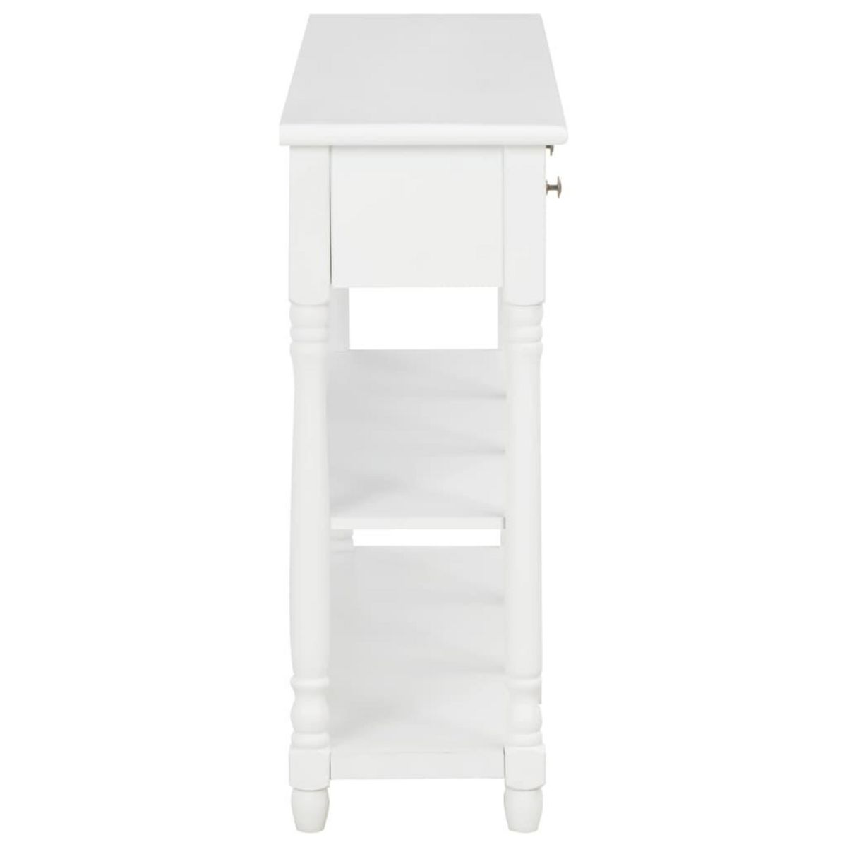 VIDAXL Table console Blanc 120x30x76 cm MDF
