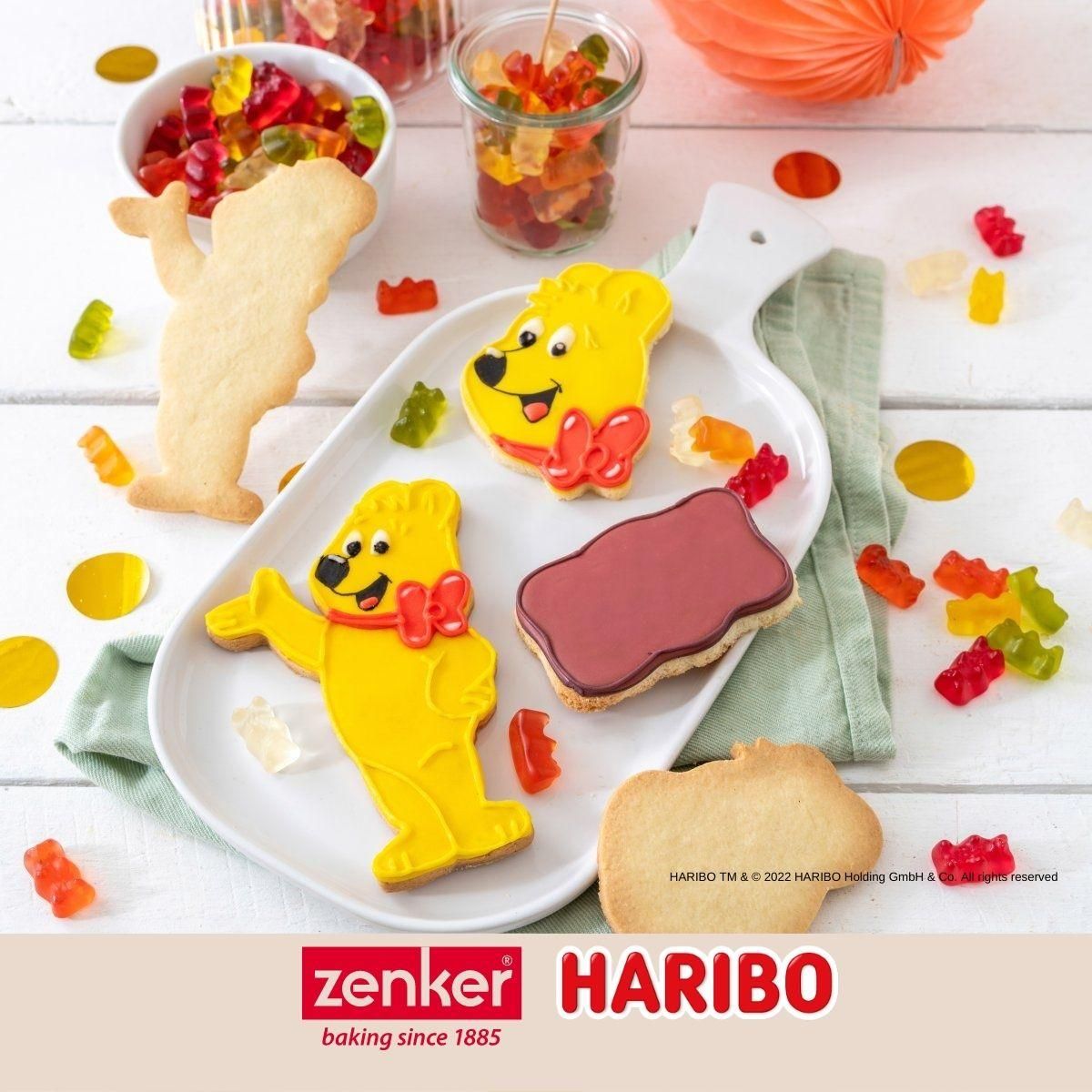 ZENKER Lot de 3 emporte-pièces oursons en inox Zenker Haribo