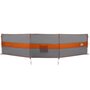 Voir la diapositive 4 : VIDAXL Brise vent de camping gris et orange 490x123 cm imperméable