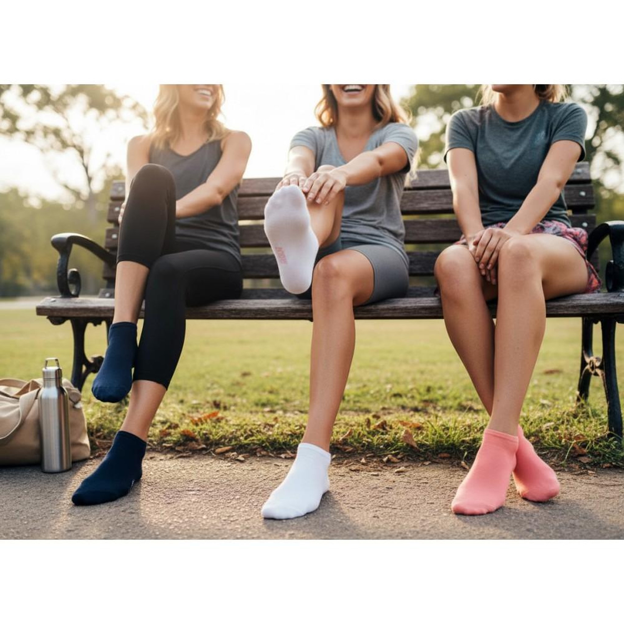 Voir la diapositive 3 : ROXY ROXY Lot Chaussettes Courtes Sneaker– Pack de 6 Paires