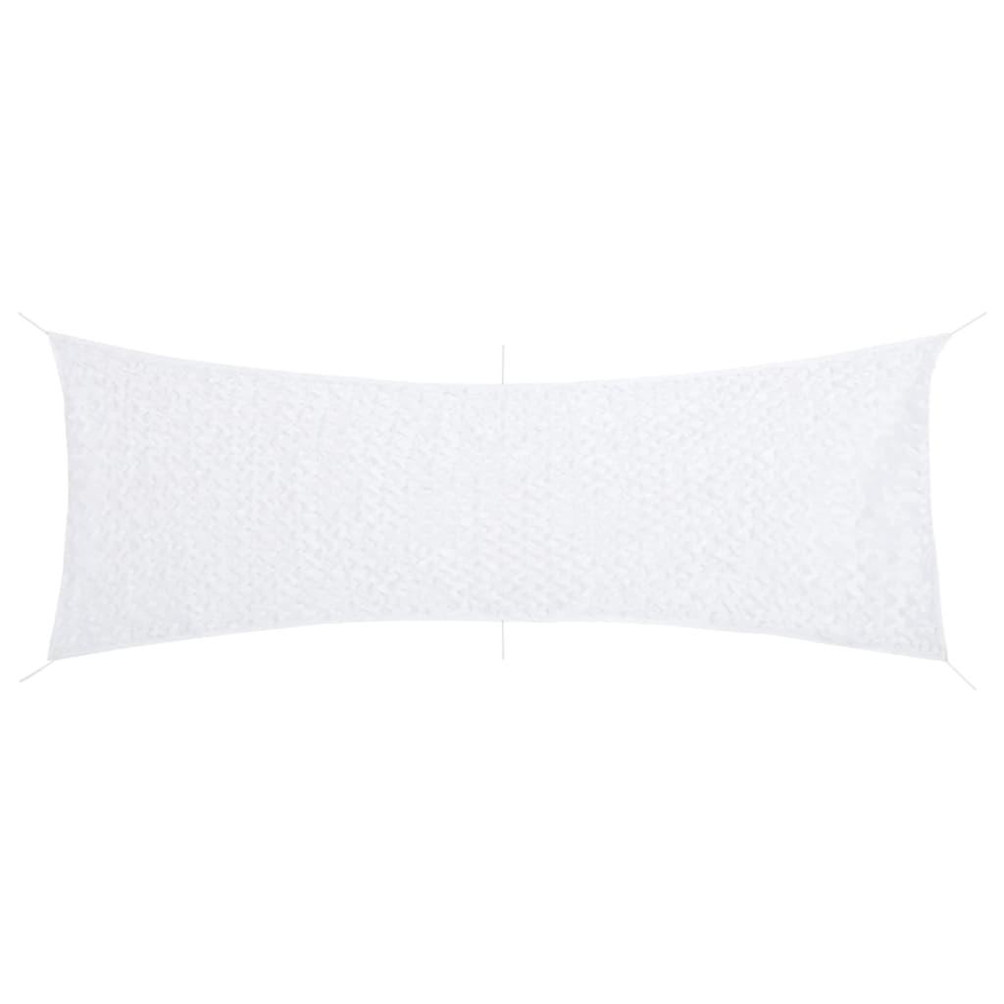 VIDAXL Filet de camouflage avec sac de rangement 519x142 cm blanc