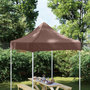 Voir la diapositive 1 : VIDAXL Toit de tente de reception 2x2 m Marron 270 g/m^2