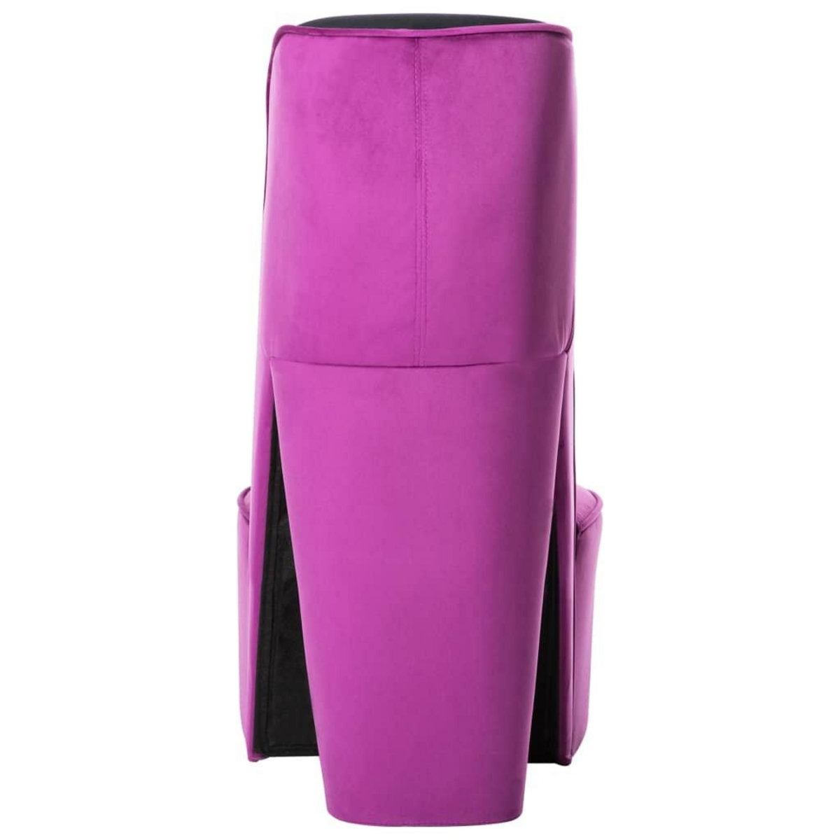 VIDAXL Chaise en forme de chaussure a talon haut Violet Velours