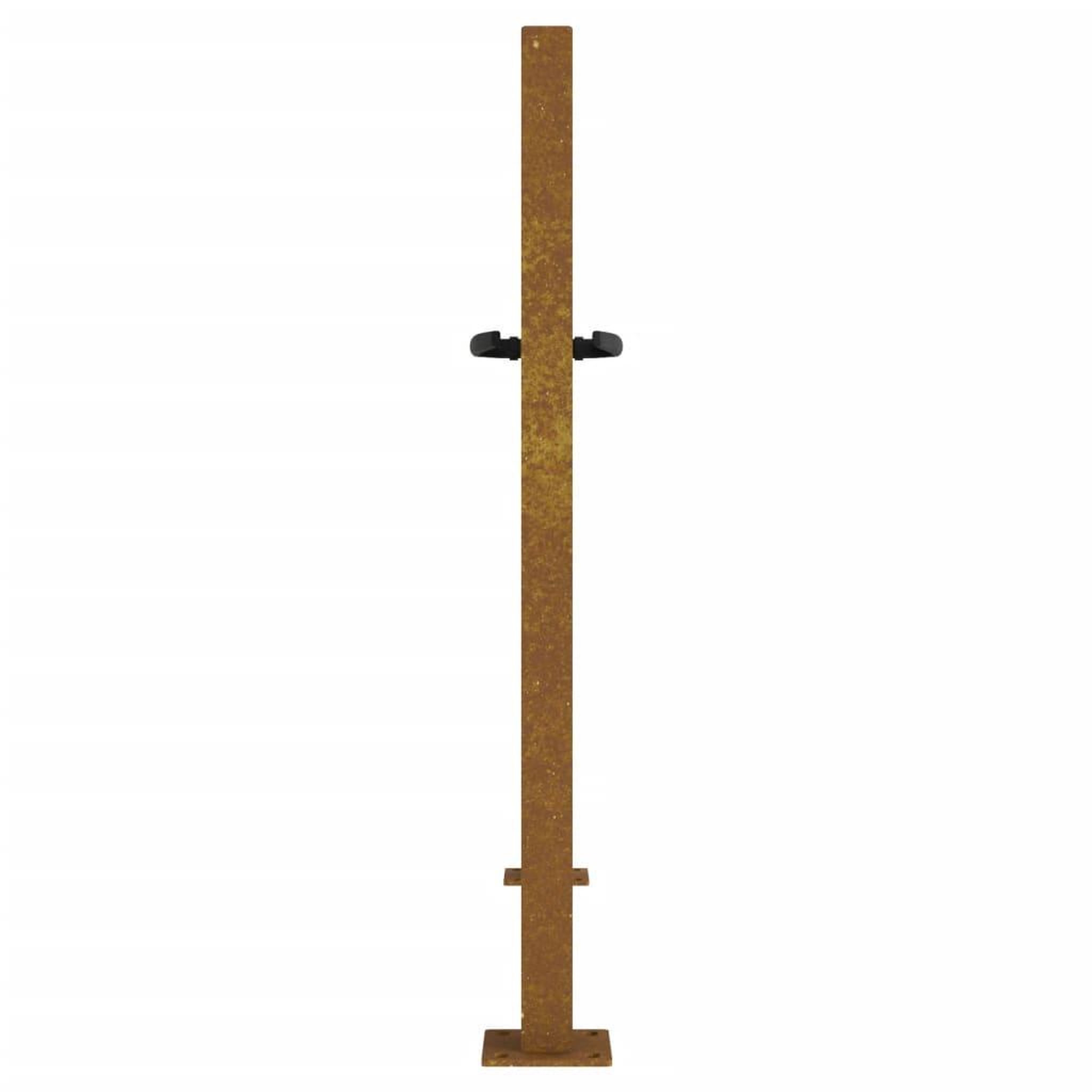 Voir la diapositive 5 : VIDAXL Portail de jardin 105x105 cm acier corten conception de carre