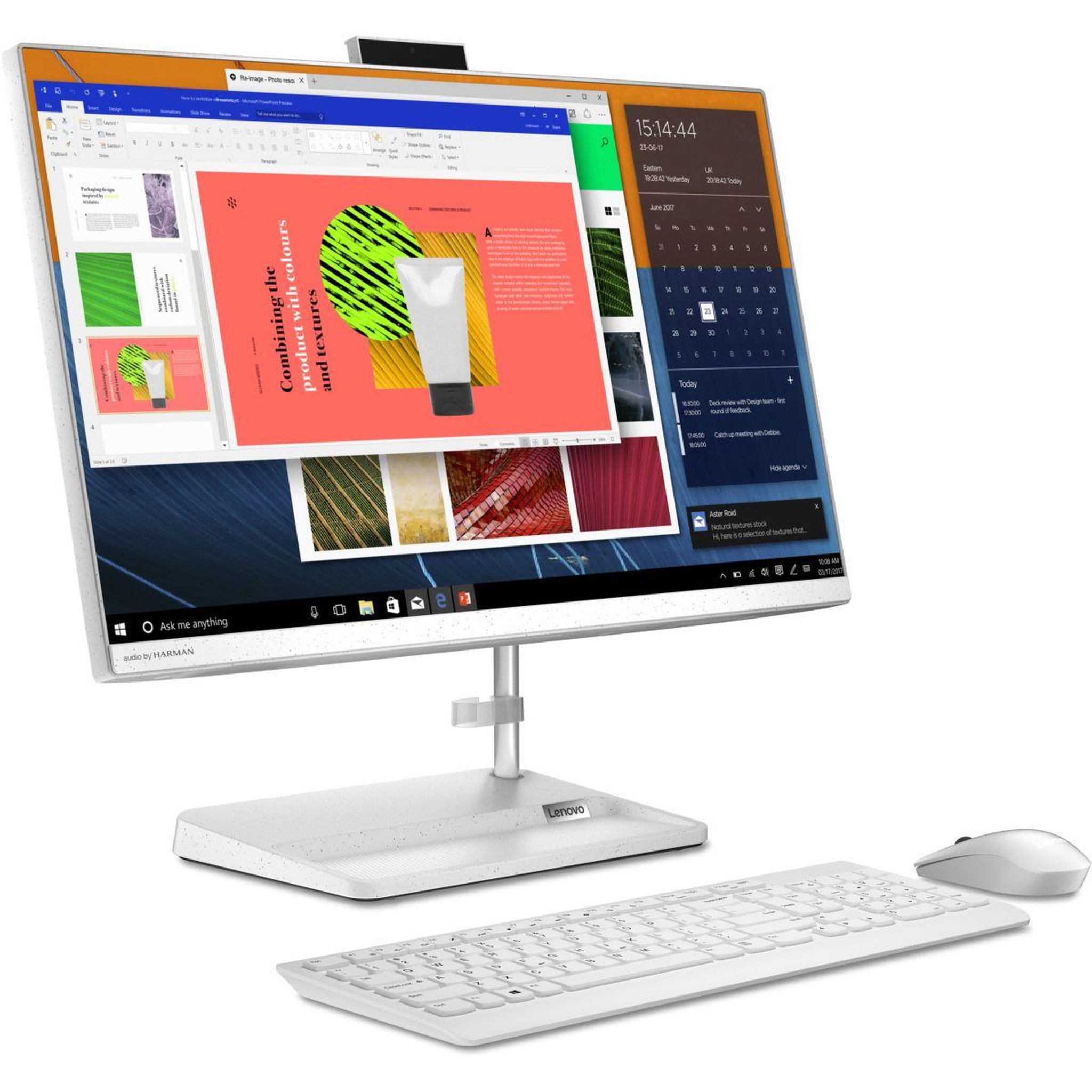 Voir la diapositive 1 : Lenovo Ordinateur tout-en-un IdeaCentre AIO 3 24ALC6