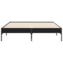 Voir la diapositive 4 : VIDAXL Cadre de lit sans matelas noir 140x190 cm