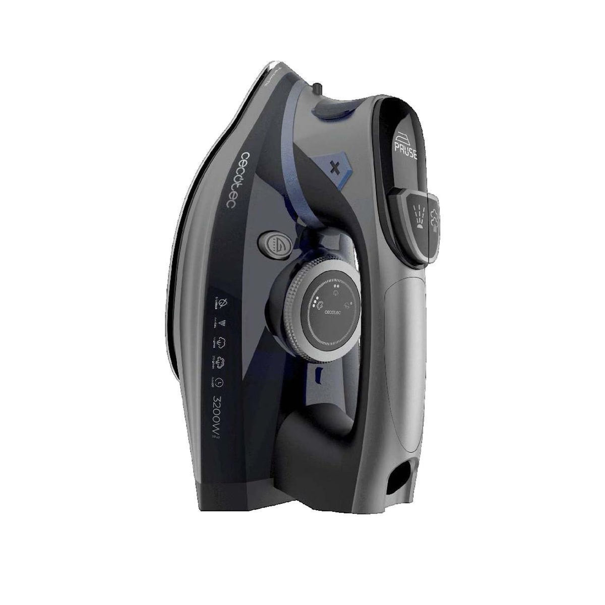 CECOTEC Fer à repasser Cecotec Ironhero 3200 Smart Absolute avec semelle Turbo Anodized Pro