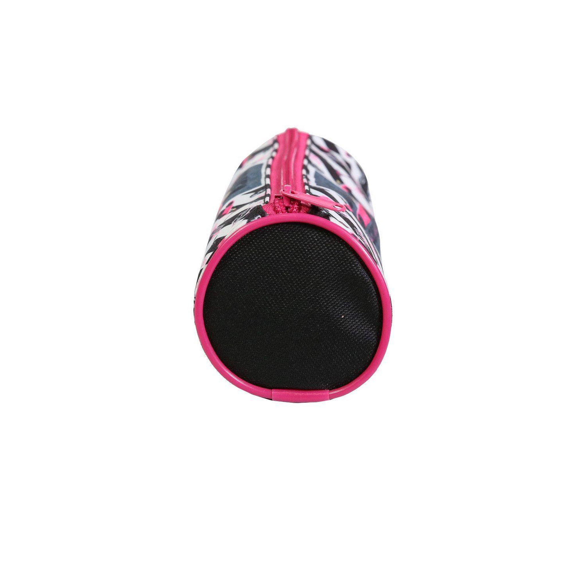 Voir la diapositive 3 : Bagtrotter BAGTROTTER Trousse scolaire ronde Barbie Voiture