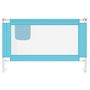 Voir la diapositive 3 : VIDAXL Barriere de securite de lit d'enfant Bleu 120x25 cm Tissu