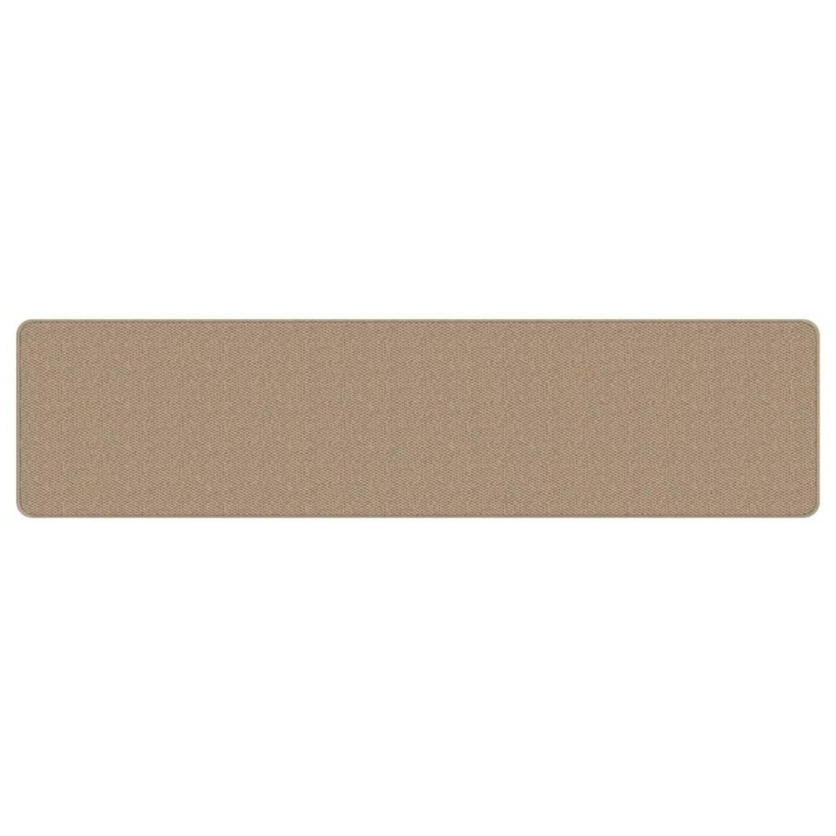 VIDAXL Tapis de couloir aspect sisal sable 50x200 cm