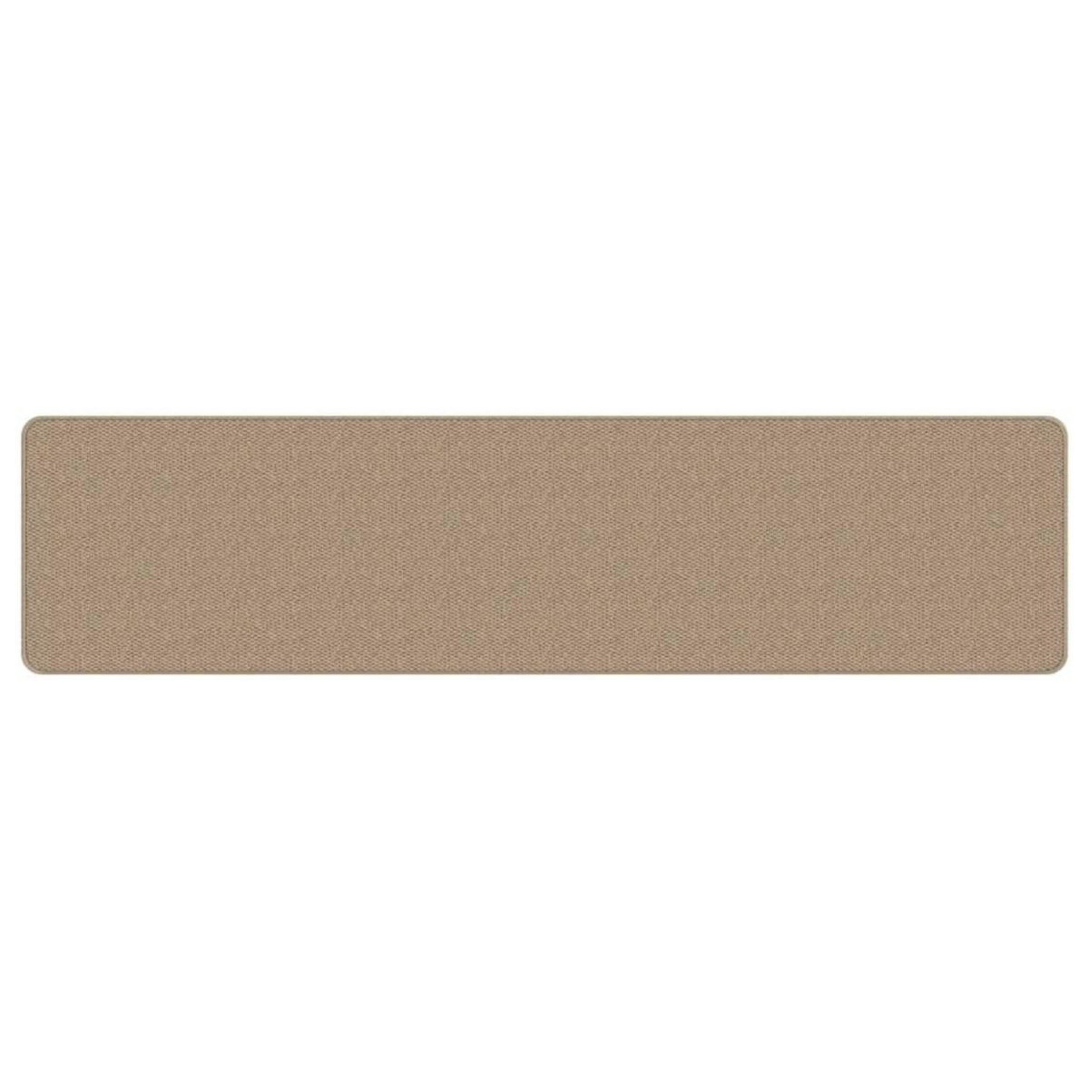 VIDAXL Tapis de couloir aspect sisal sable 50x200 cm