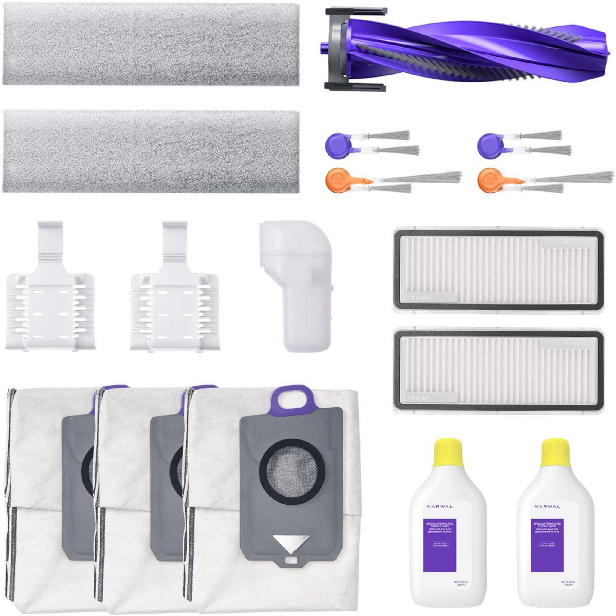 NARWAL Kit accessoires entretien brosses filtres rechange robot flow flow auto