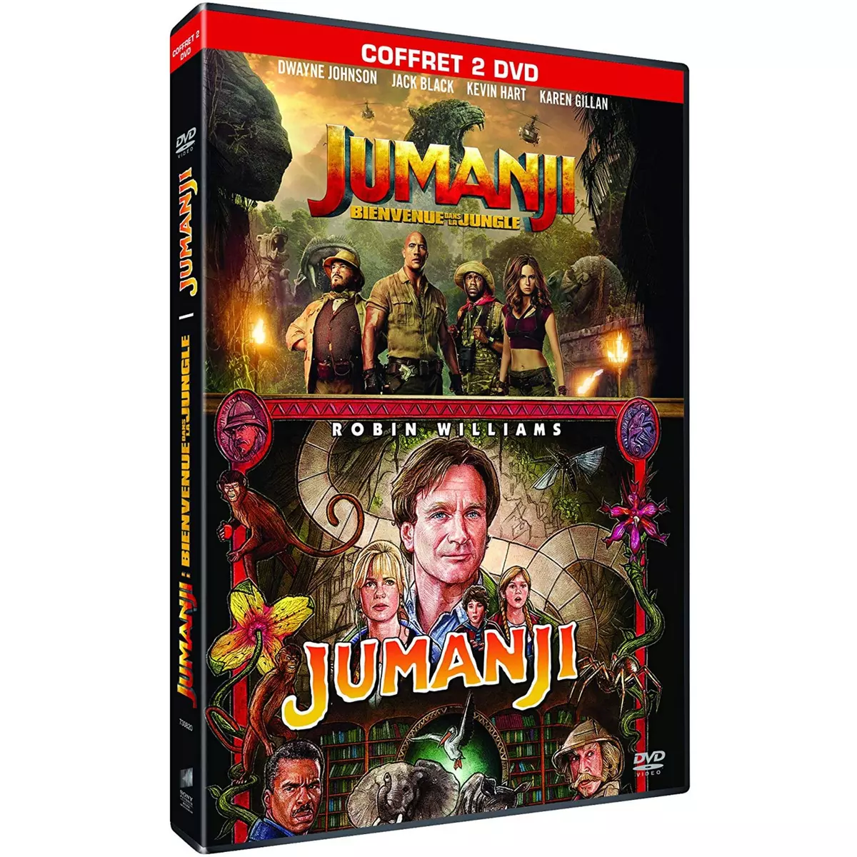 Coffret Jumanji : Bienvenue dans la Jungle + Jumanji 1995