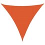 Voir la diapositive 2 : VIDAXL Voile d'ombrage 160 g/m^2 Orange 4x4x4 m PEHD