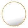 Voir la diapositive 1 : Paris Prix Miroir Mural en Métal Design  Mona  50cm Or