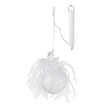 Paris Prix Boule de Noël Led  Ange & Plume  16cm Transparent