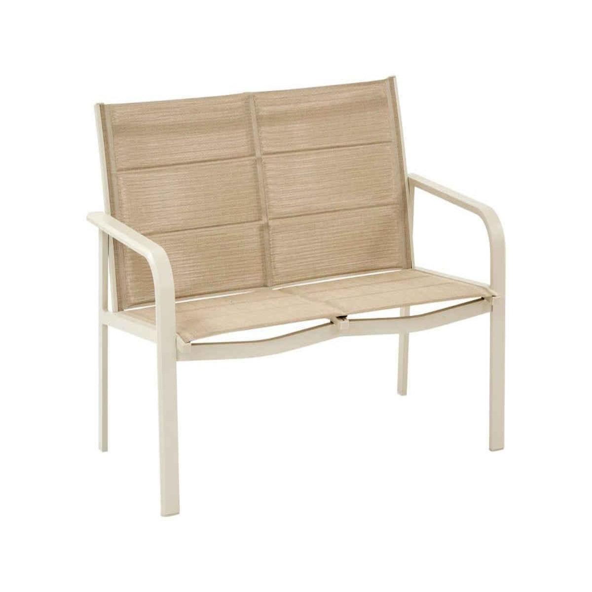 HESPERIDE Salon de jardin alu et texaline Piazza Argile - 4 places - Hespéride