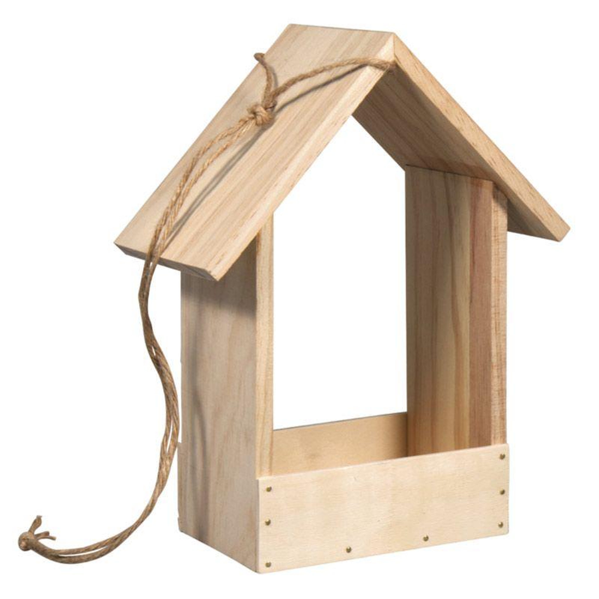 Voir la diapositive 1 : Rayher Mangeoire à oiseaux en bois 20 x 10 x 25 cm
