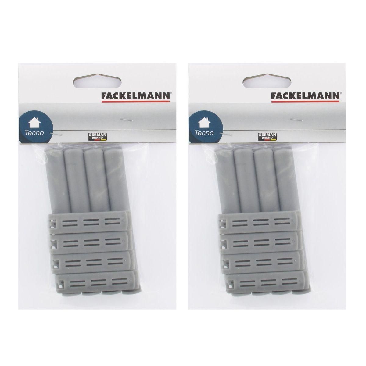 Fackelmann Lot de 2 x 8 clips fermeture de sachet Fackelmann Tecno