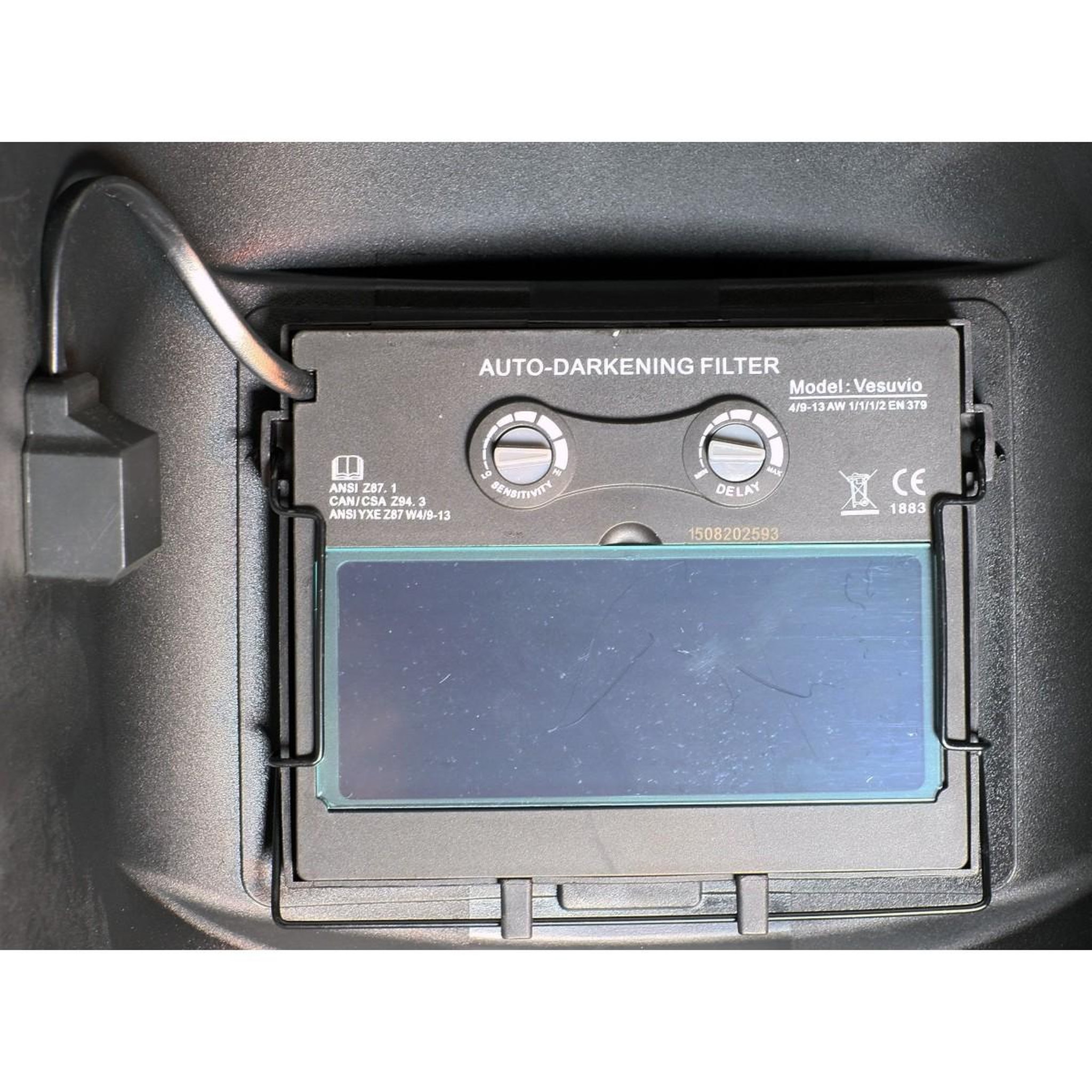 Voir la diapositive 4 : Awelco Cagoule de soudure Automatique 9/13 Teinte variable Alimentation solaire sans piles AWELCO