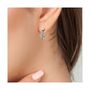 Voir la diapositive 2 : SC CRYSTAL Boucles d'oreilles coeur SC Crystal ornées de Cristaux Scintillants