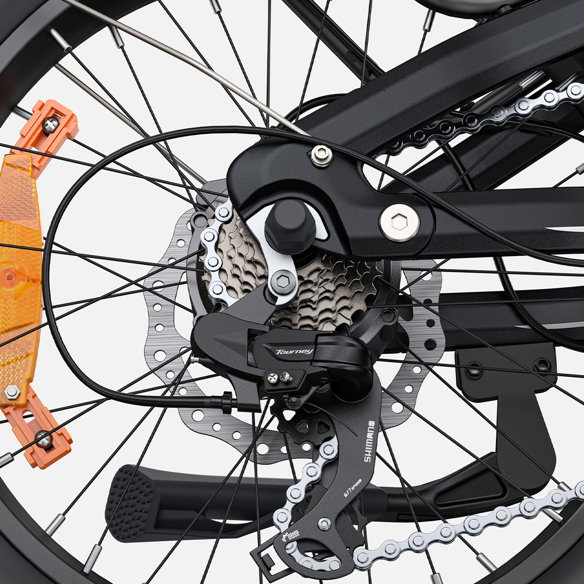 Voir la diapositive 5 : ENGWE Vélo électrique compact ENGWE L20 3.0 BOOST - 250 W