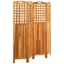 Voir la diapositive 3 : VIDAXL Cloison de separation 4 panneaux 161x2x170 cm Bois d'acacia