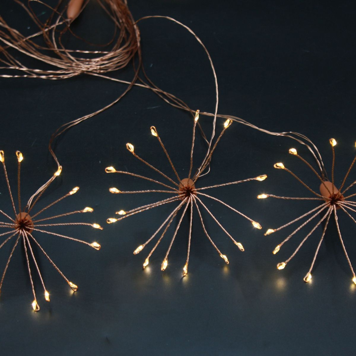 ACTUEL Guirlande extérieure fleurs 384 led blanc chaud