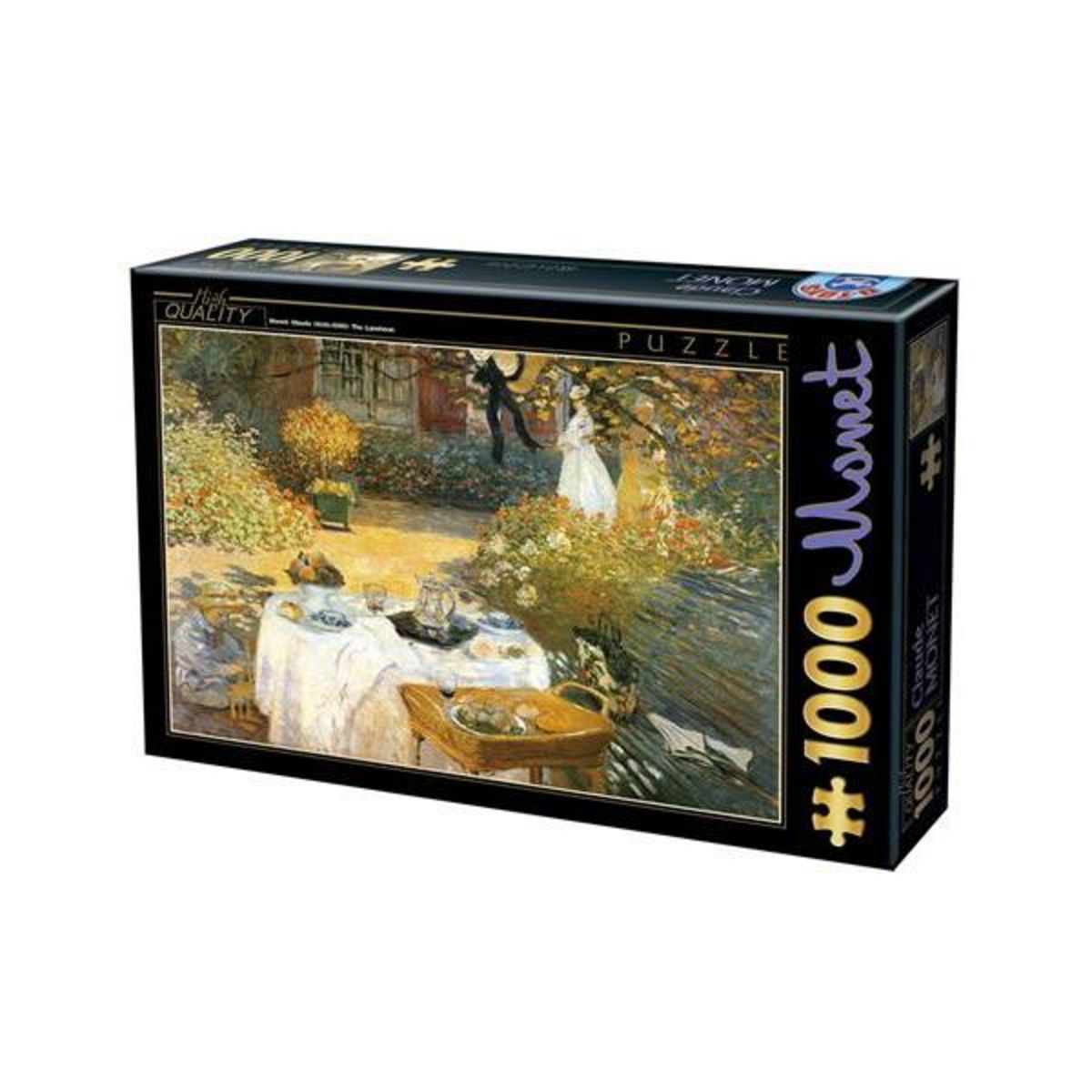 DToys Puzzle 1000 pièces D-Toys Claude Monet Le déjeuner