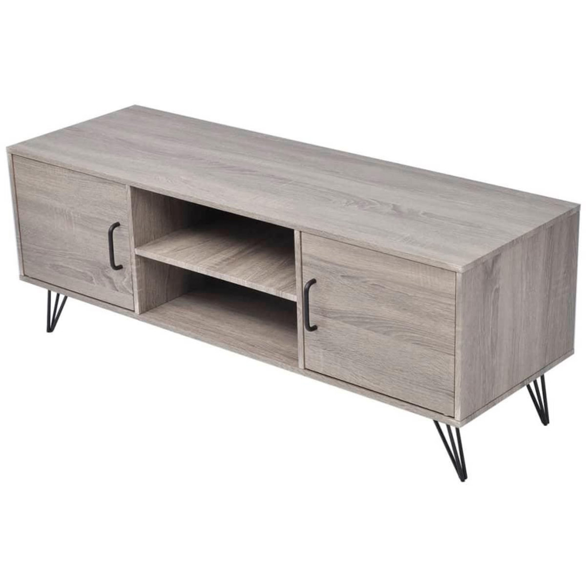 VIDAXL Meuble TV 120x40x45 cm Gris