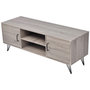Voir la diapositive 1 : VIDAXL Meuble TV 120x40x45 cm Gris