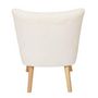 Voir la diapositive 4 : Paris Prix Fauteuil Scandinave Design  Erika  72cm Blanc