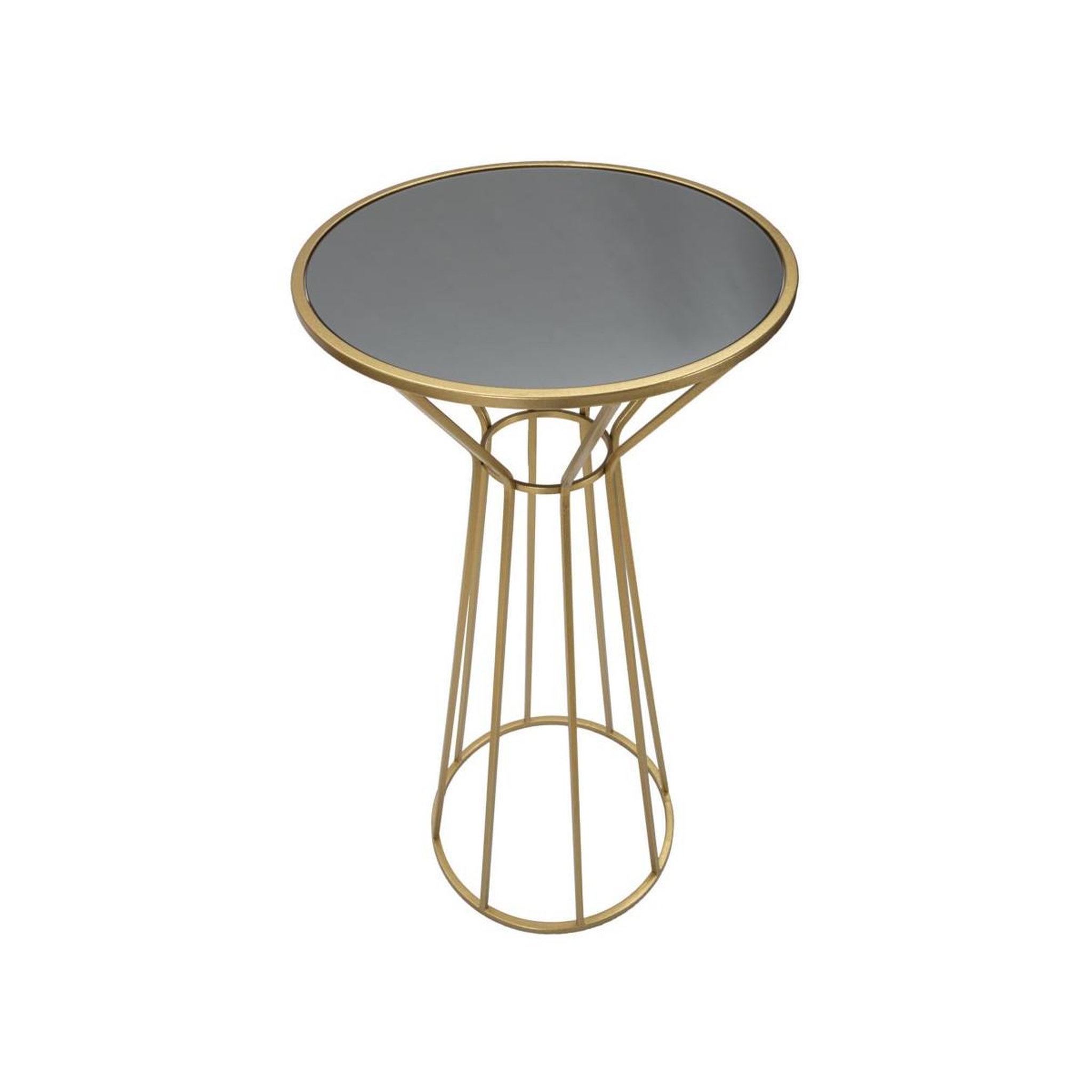 Voir la diapositive 2 : Paris Prix Table d'appoint en métal  simple  100cm or