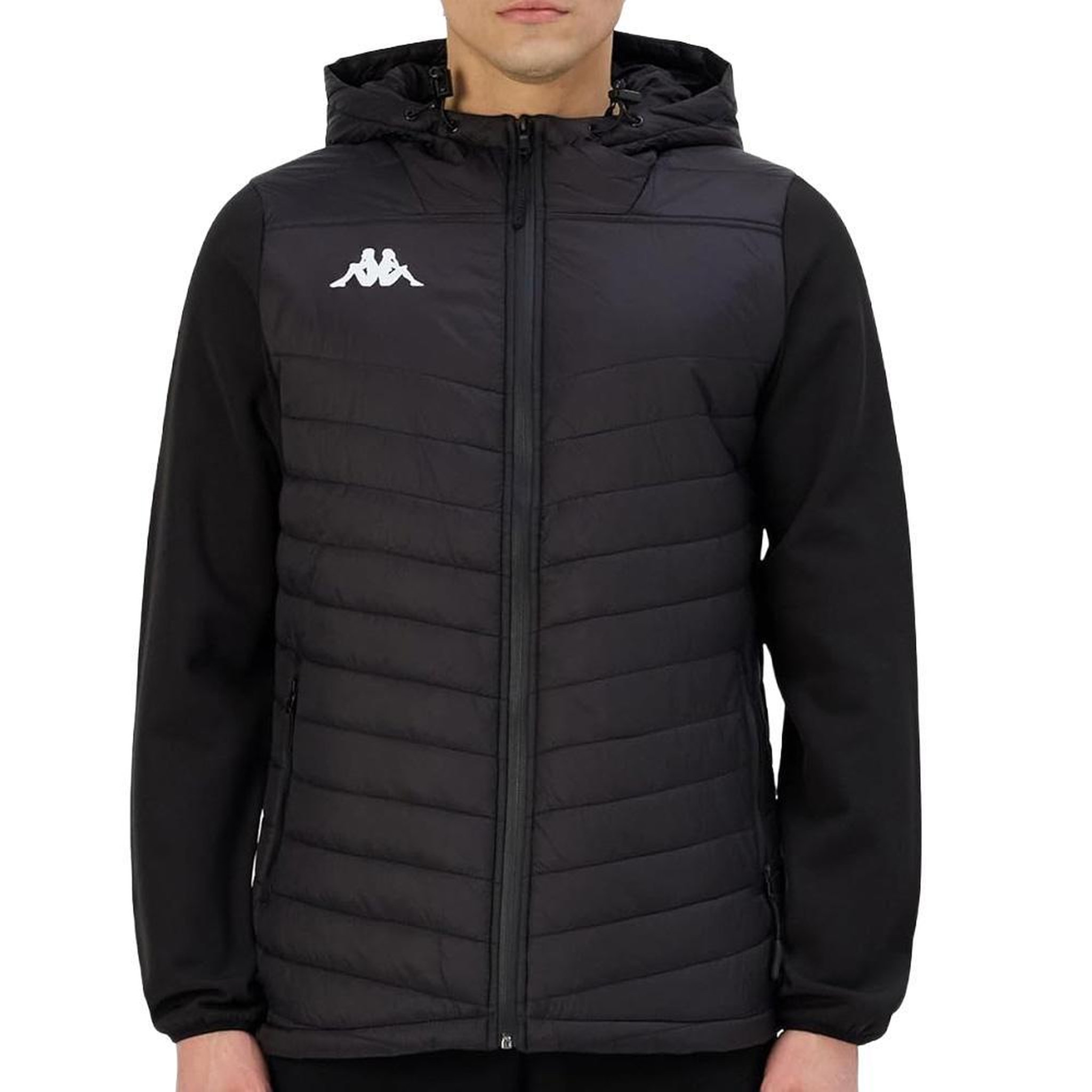 KAPPA Blouson Noir Homme Kappa Odolon. Coloris disponibles : Noir