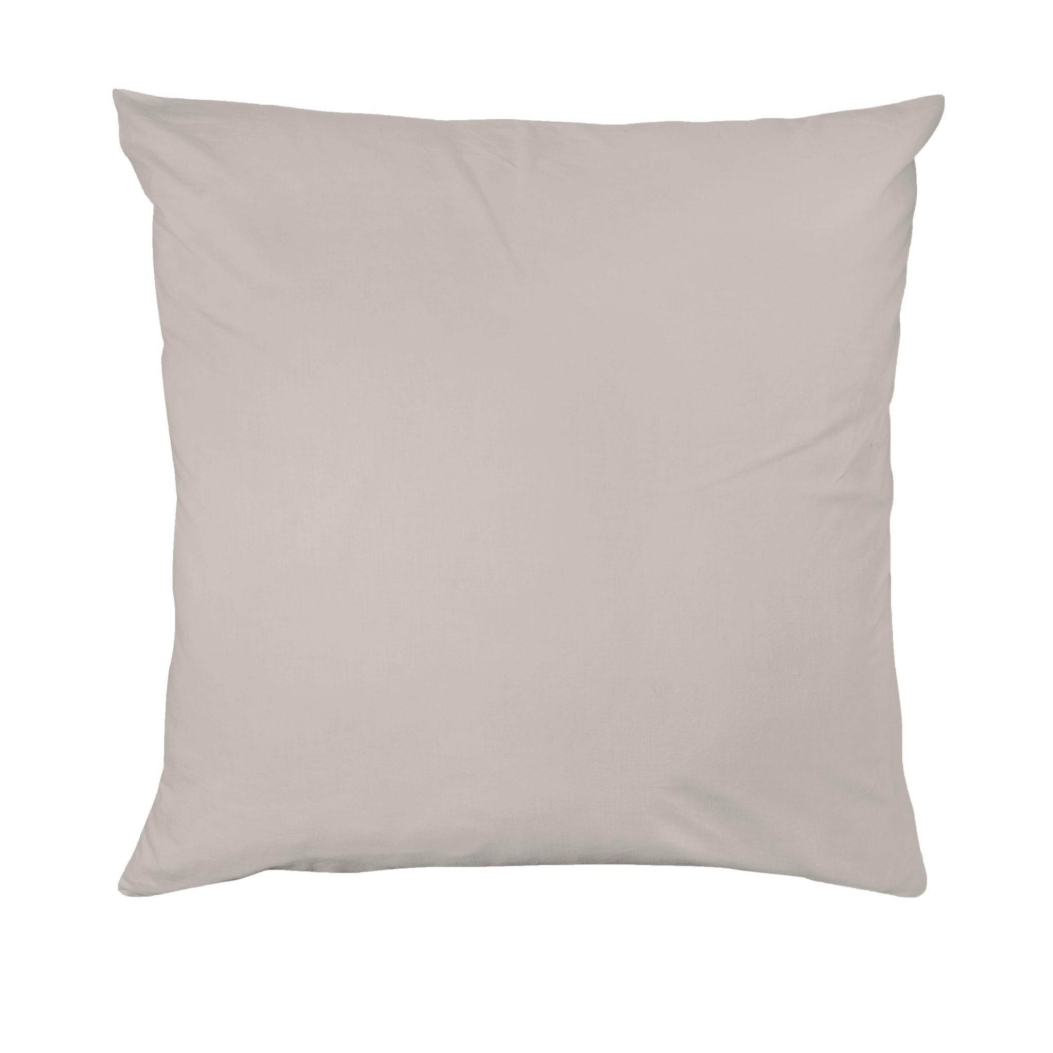 Taie d'oreiller en coton 52 fils. Coloris disponibles : Vert, Rose, Blanc, Gris, Jaune