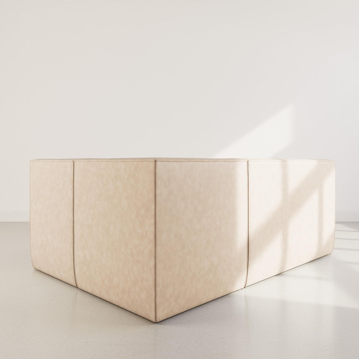 LISA DESIGN Alya - canapé modulable d'angle réversible 4 places en simili