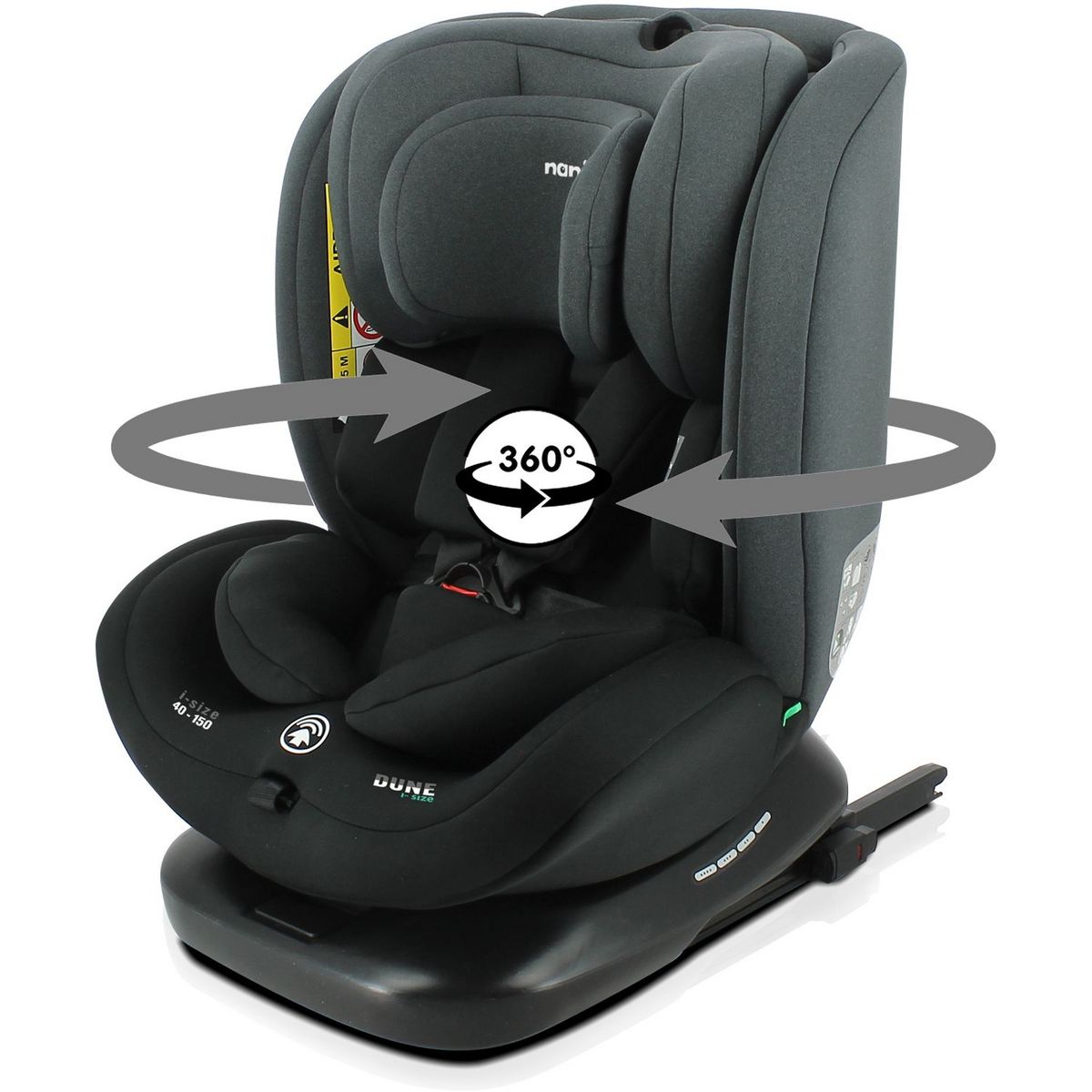 NANIA Siège auto Isofix Dune R129 i-Size pivotant 360°